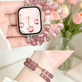 Cat's Eye Bead Bracelet Watch Band