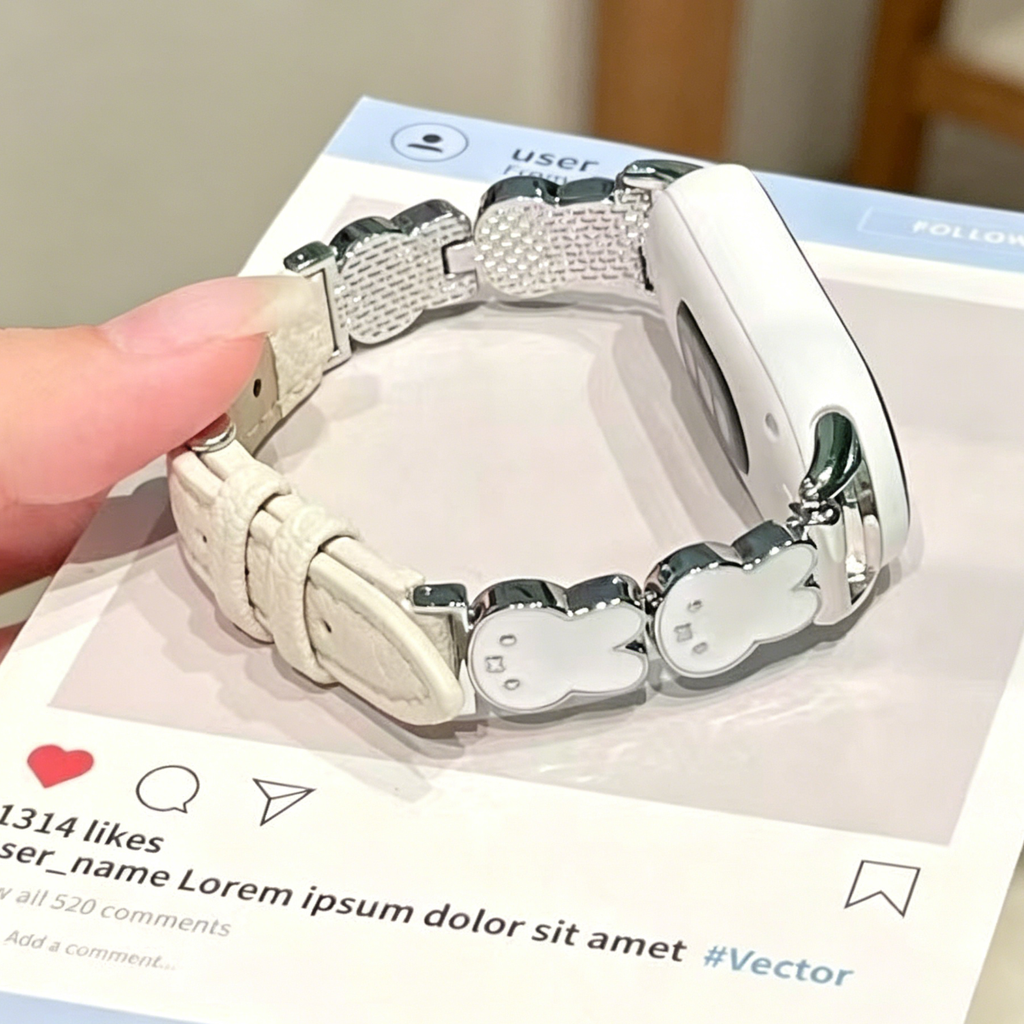 Cute Miffy Bunny Watch Band