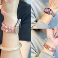 Elastic Lilac Cat's Eye Watch Band